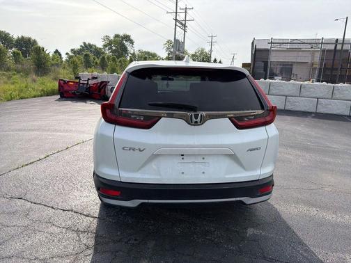Platinum White Pearl 2022 Honda CR-V AWD EX