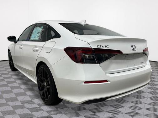 Platinum White 2026 Honda Civic Hybrid Sport