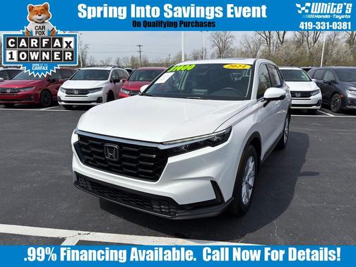 Platinum White Pearl 2024 Honda CR-V EX AWD