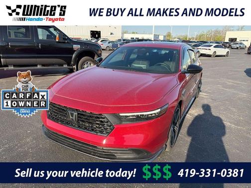Radiant Red Metallic 2023 Honda Accord Hybrid Sport