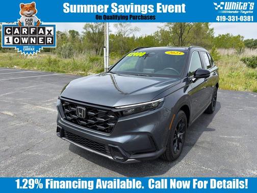 Meteorite Gray Metallic 2023 Honda CR-V Hybrid Sport AWD