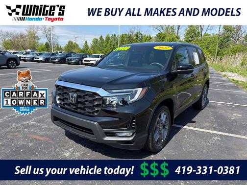 Crystal Black Pearl 2022 Honda Passport AWD EX-L