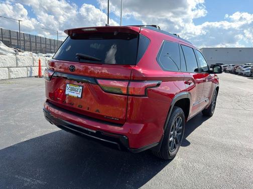 Supersonic Red 2025 Toyota Sequoia Platinum