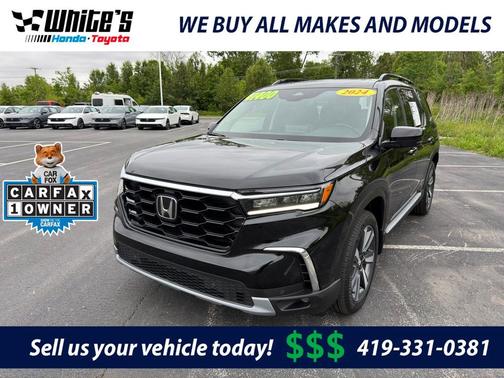 Crystal Black Pearl 2024 Honda Pilot Touring 8-Passenger