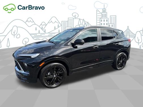 Ebony Twilight Metallic 2024 Buick Encore GX Sport Touring