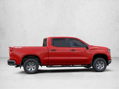 Red Hot 2025 Chevrolet Silverado 1500 WT