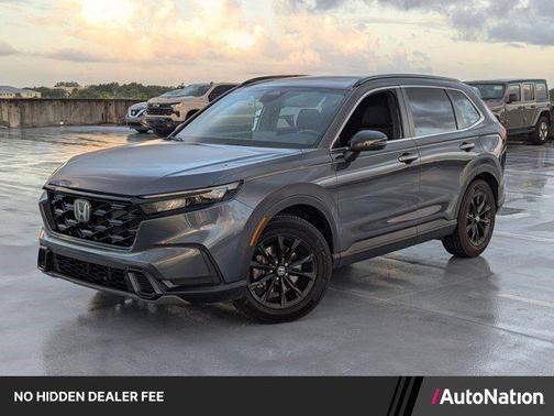 Meteorite Gray Metallic 2024 Honda CR-V Hybrid Sport FWD