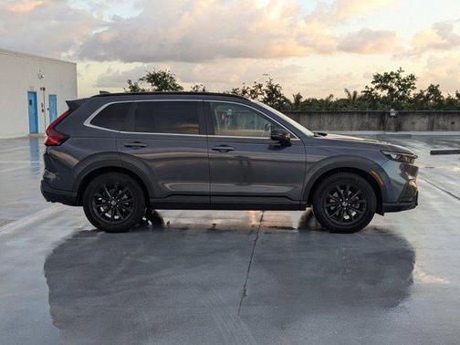 Meteorite Gray Metallic 2024 Honda CR-V Hybrid Sport FWD