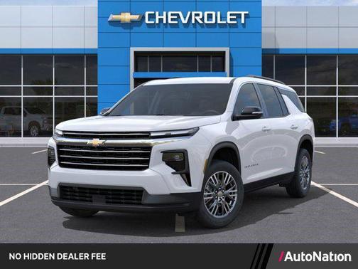 Summit White 2026 Chevrolet Traverse LT