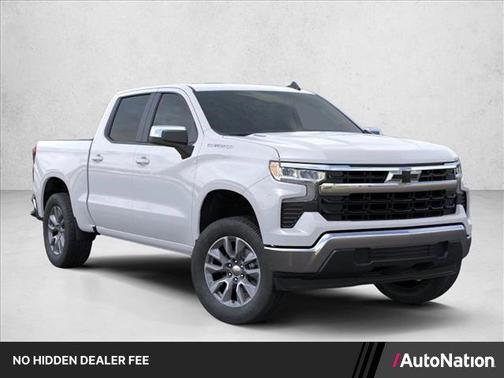 Summit White 2025 Chevrolet Silverado 1500 LT