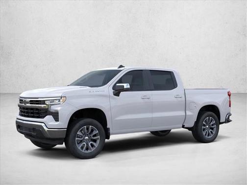 Summit White 2025 Chevrolet Silverado 1500 LT