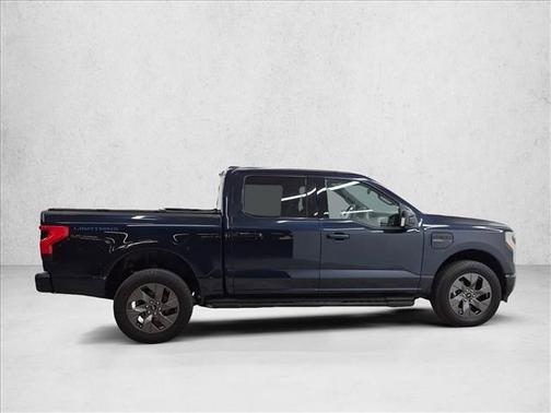 Antimatter Blue Metallic 2023 Ford F-150 Lightning LARIAT