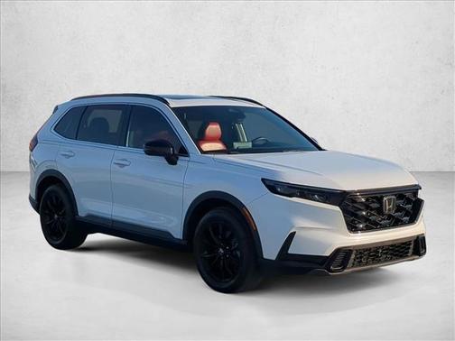 Platinum White Pearl 2023 Honda CR-V Hybrid Sport FWD