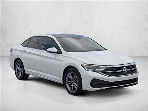 Opal White Pearl 2023 Volkswagen Jetta 1.5T SE