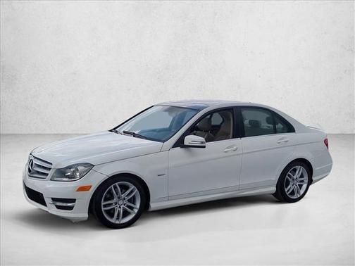 Arctic White 2012 Mercedes-Benz C-Class C 250 Sport