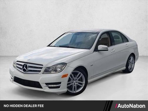 Arctic White 2012 Mercedes-Benz C-Class C 250 Sport