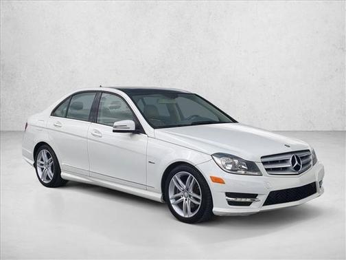 Arctic White 2012 Mercedes-Benz C-Class C 250 Sport