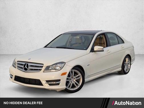 Arctic White 2012 Mercedes-Benz C-Class C 250 Sport