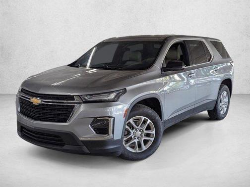 Sterling Gray Metallic 2023 Chevrolet Traverse LS