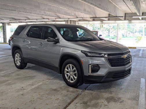 Sterling Gray Metallic 2023 Chevrolet Traverse LS