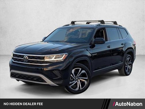 Deep Black Pearl 2023 Volkswagen Atlas 3.6L SEL