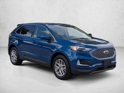 Atlas Blue Metallic 2024 Ford Edge SEL