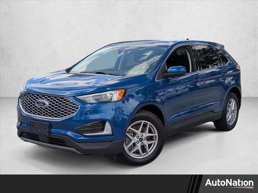 Atlas Blue Metallic 2024 Ford Edge SEL