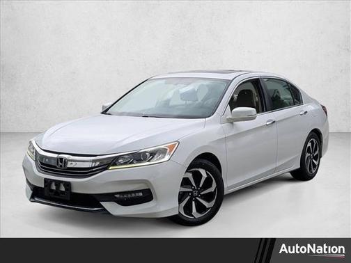White Orchid Pearl 2017 Honda Accord EX-L