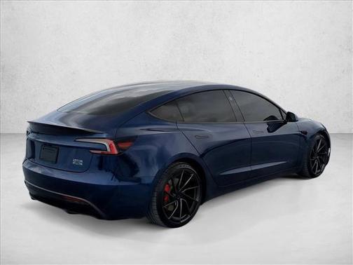 Deep Blue Metallic 2024 Tesla Model 3 Performance
