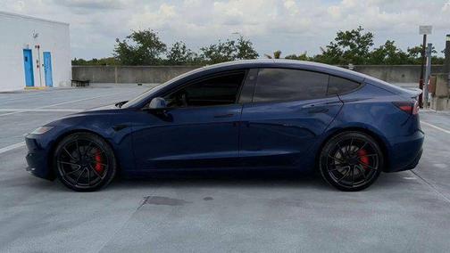 Deep Blue Metallic 2024 Tesla Model 3 Performance