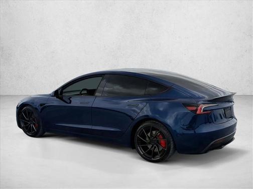 Deep Blue Metallic 2024 Tesla Model 3 Performance