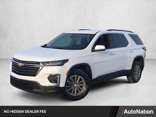 Summit White 2023 Chevrolet Traverse LT Cloth