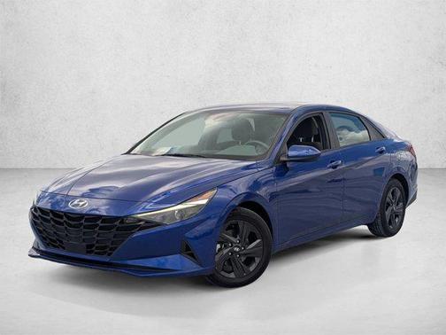 Intense Blue 2021 Hyundai ELANTRA SEL