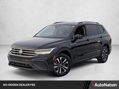 Deep Black Pearl 2024 Volkswagen Tiguan 2.0T S