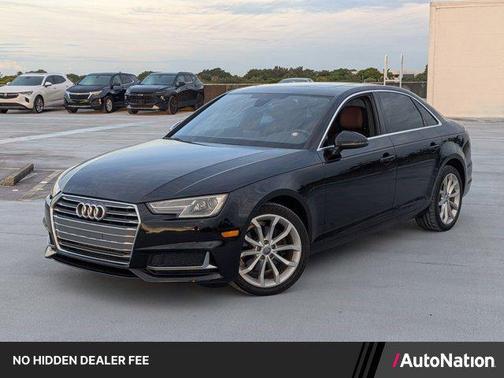 Brilliant Black 2019 Audi A4 40 Premium