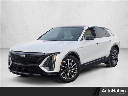 Crystal White Tricoat 2024 Cadillac LYRIQ Sport