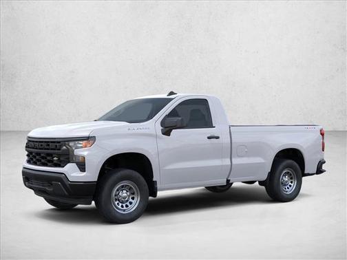 Summit White 2025 Chevrolet Silverado 1500 WT