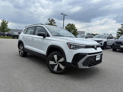 Pure White 2025 Volkswagen Taos 1.5T S