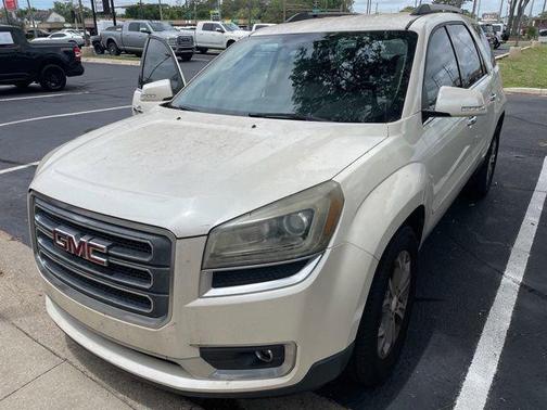 White 2013 GMC Acadia SLT