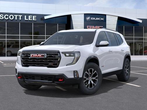 White 2026 GMC Acadia AT4 AWD