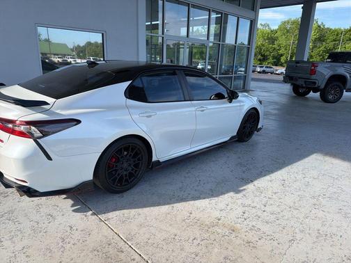 White 2022 Toyota Camry TRD