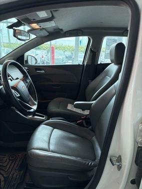 White 2015 Chevrolet Sonic LTZ
