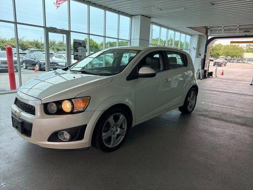 White 2015 Chevrolet Sonic LTZ