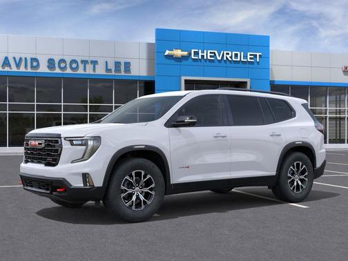 White 2026 GMC Acadia AT4 AWD