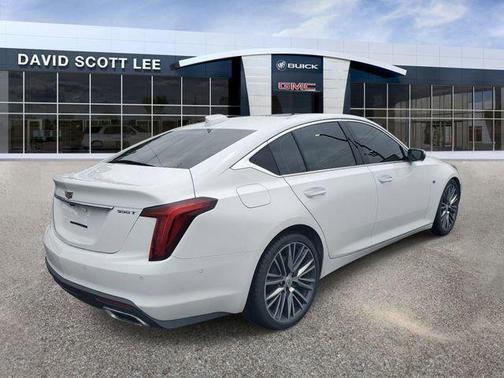 Summit White 2025 Cadillac CT5 Premium Luxury