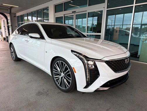 Summit White 2025 Cadillac CT5 Premium Luxury