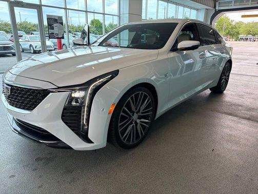 Summit White 2025 Cadillac CT5 Premium Luxury