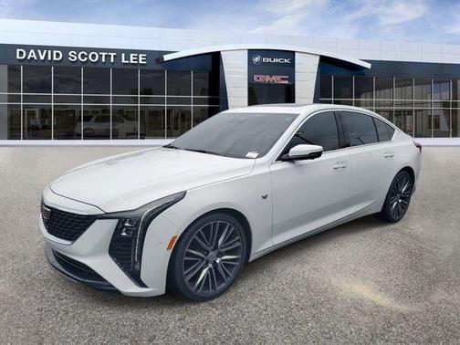Summit White 2025 Cadillac CT5 Premium Luxury