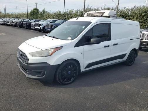 Frozen White 2020 Ford Transit Connect XL Cargo Van