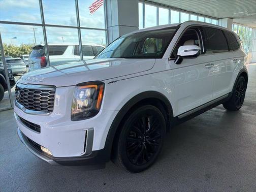 Glacial White Pearl 2021 Kia Telluride SX